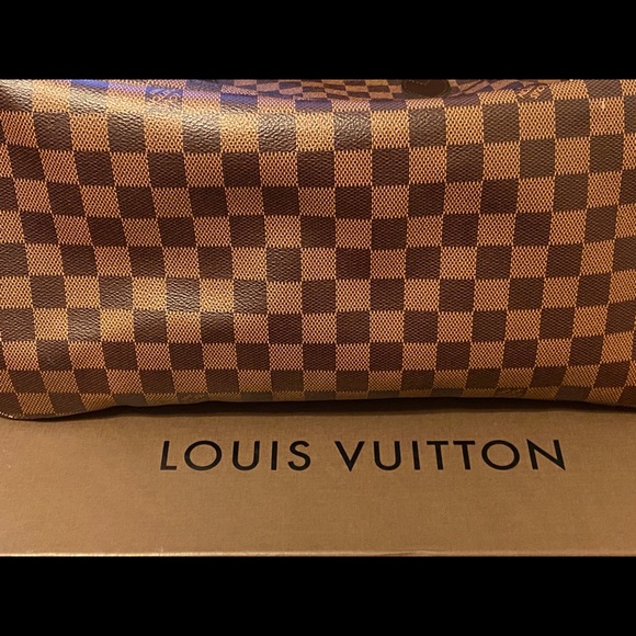 Brown Checkered Tote Bag - Picture 7 of 11